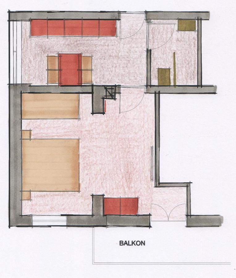 Апартаменты Haus Kargruber Санта-Маддалена-ин-Казиес Экстерьер фото
