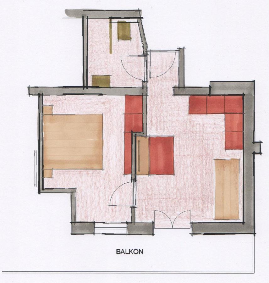Апартаменты Haus Kargruber Санта-Маддалена-ин-Казиес Экстерьер фото